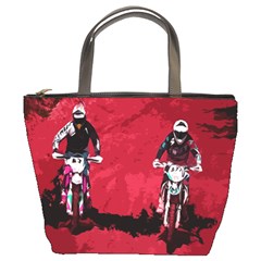 Motorsport  Bucket Bags by Valentinaart