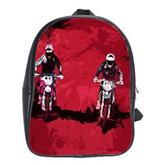 Motorsport  School Bags(large)  by Valentinaart