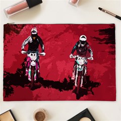 Motorsport  Cosmetic Bag (xxl)  by Valentinaart