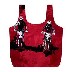 Motorsport  Full Print Recycle Bags (l) 