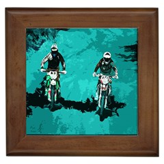 Motorsport  Framed Tiles by Valentinaart