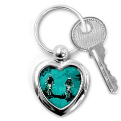 Motorsport  Key Chains (heart)  by Valentinaart