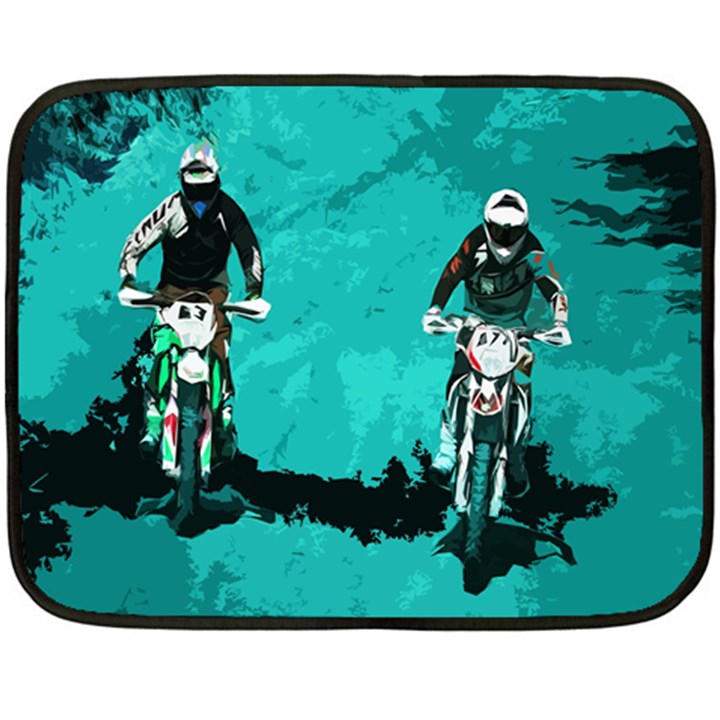 Motorsport  Double Sided Fleece Blanket (Mini) 