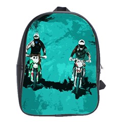 Motorsport  School Bags(large)  by Valentinaart