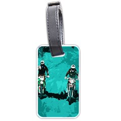 Motorsport  Luggage Tags (one Side)  by Valentinaart