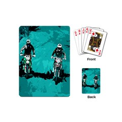 Motorsport  Playing Cards (mini)  by Valentinaart