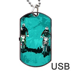 Motorsport  Dog Tag Usb Flash (two Sides) by Valentinaart