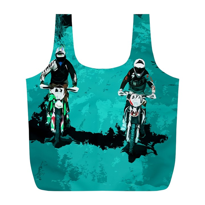 Motorsport  Full Print Recycle Bags (L) 