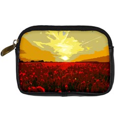 Poppy Field Digital Camera Cases by Valentinaart