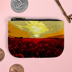 Poppy Field Mini Coin Purses by Valentinaart