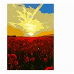 Poppy field Large Garden Flag (Two Sides) Front