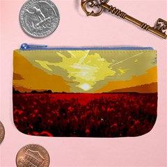 Poppy Field Large Coin Purse