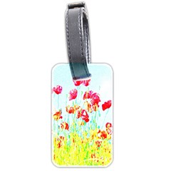 Poppy Field Luggage Tags (two Sides) by Valentinaart