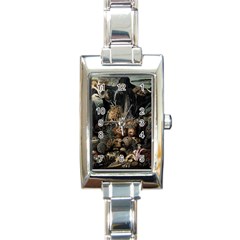 Underwater Rectangle Italian Charm Watch