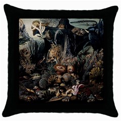 Underwater Throw Pillow Case (Black)