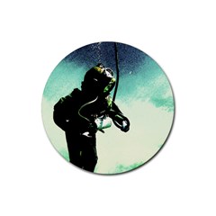 Underwater Rubber Round Coaster (4 Pack)  by Valentinaart