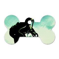 Underwater Dog Tag Bone (two Sides) by Valentinaart