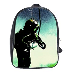 Underwater School Bags(large)  by Valentinaart