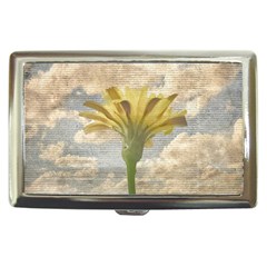 Shabby Chic Style Flower Over Blue Sky Photo  Cigarette Money Cases by dflcprints