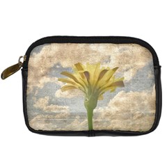 Shabby Chic Style Flower Over Blue Sky Photo  Digital Camera Cases by dflcprints