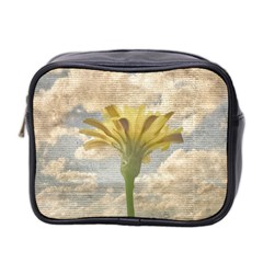 Shabby Chic Style Flower Over Blue Sky Photo  Mini Toiletries Bag 2-side by dflcprints