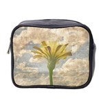 Shabby Chic Style Flower Over Blue Sky Photo  Mini Toiletries Bag 2-Side Front