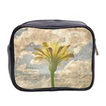 Shabby Chic Style Flower Over Blue Sky Photo  Mini Toiletries Bag 2-Side Back