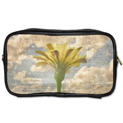 Shabby Chic Style Flower Over Blue Sky Photo  Toiletries Bags 2-side by dflcprints