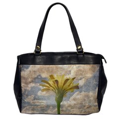 Shabby Chic Style Flower Over Blue Sky Photo  Office Handbags by dflcprints