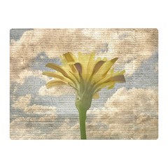 Shabby Chic Style Flower Over Blue Sky Photo  Double Sided Flano Blanket (mini)  by dflcprints