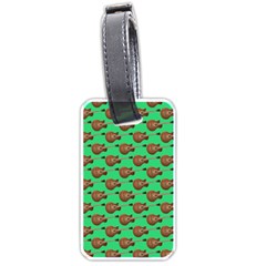 Guitars Pattern                             Luggage Tag (one Side) by LalyLauraFLM