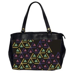 Triangle Shapes                              Oversize Office Handbag (2 Sides) by LalyLauraFLM