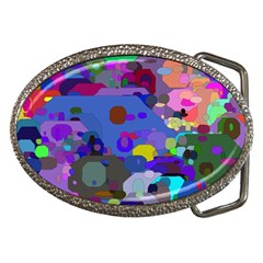 Big And Small Shapes                             Belt Buckle by LalyLauraFLM