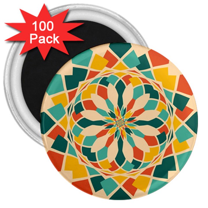 Summer Festival 3  Magnets (100 pack)