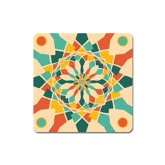 Summer Festival Square Magnet by linceazul