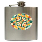 Summer Festival Hip Flask (6 oz) Front