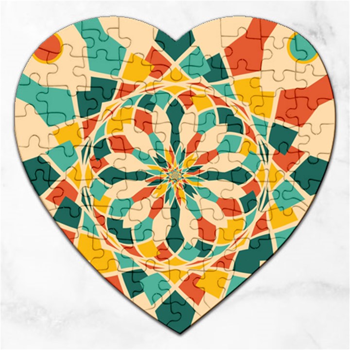 Summer Festival Jigsaw Puzzle (Heart)