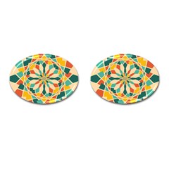 Summer Festival Cufflinks (oval) by linceazul