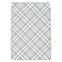 Grey Diagonal Plaid Flap Covers (s)  by NorthernWhimsy