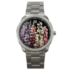 Flowers Sport Metal Watch by Valentinaart