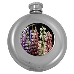 Flowers Round Hip Flask (5 Oz) by Valentinaart