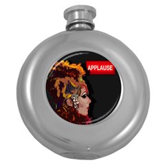 Transvestite Round Hip Flask (5 Oz) by Valentinaart