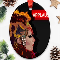 Transvestite Oval Ornament (two Sides) by Valentinaart