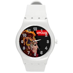 Transvestite Round Plastic Sport Watch (m) by Valentinaart