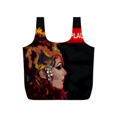 Transvestite Full Print Recycle Bags (s)  by Valentinaart