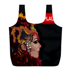 Transvestite Full Print Recycle Bags (l)  by Valentinaart