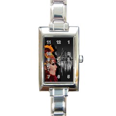 Transvestite Rectangle Italian Charm Watch by Valentinaart