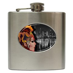 Transvestite Hip Flask (6 Oz) by Valentinaart