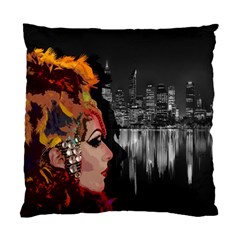 Transvestite Standard Cushion Case (two Sides) by Valentinaart