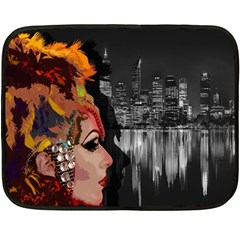 Transvestite Fleece Blanket (mini) by Valentinaart